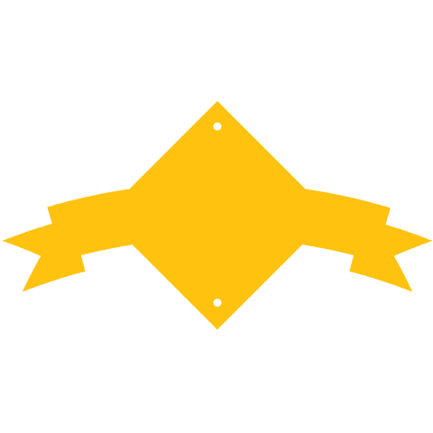 Yellow Vector Ribbon Badge Design on Transparent Background - Download Free Stock Videos Pikwizard.com