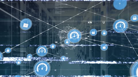 Digital Connectivity and Security Network Visualization