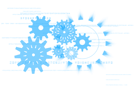 Blue Mechanical Cogs on Transparent Background Illustrating Workflow Process - Download Free Stock Videos Pikwizard.com