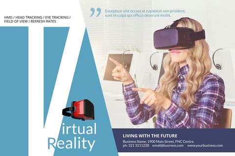 exploring virtual reality technology future - Download Free Stock Templates Pikwizard.com