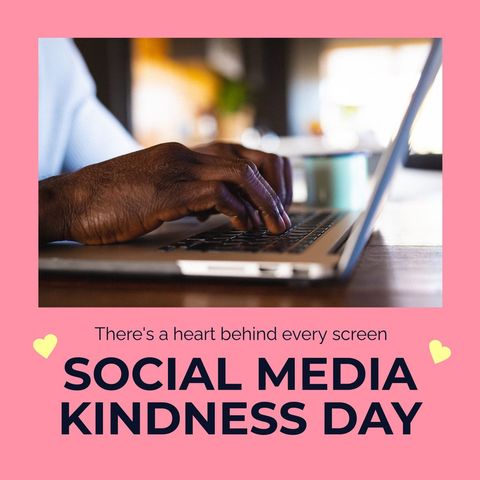 Promoting Kindness on Social Media Platforms - Download Free Stock Templates Pikwizard.com