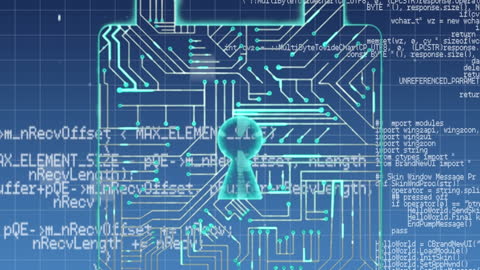 Digital Security Lock with Data Processing Elements