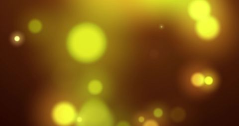 Abstract Glowing Yellow Lights with Hypnotic Movement