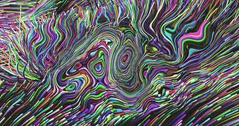 Colorful Liquid Metal Texture with Flowing Abstract Lines - Download Free Stock Images Pikwizard.com