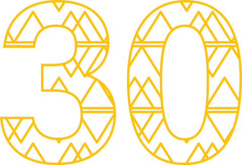 Yellow Geometric Number 30 on Transparent Background Vector - Download Free Stock Videos Pikwizard.com
