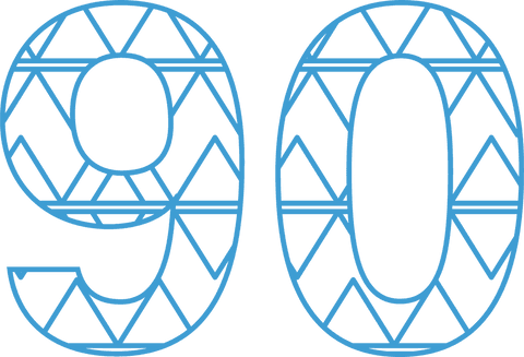 blue patterned 90 transparent background celebration - Download Free Stock Videos Pikwizard.com
