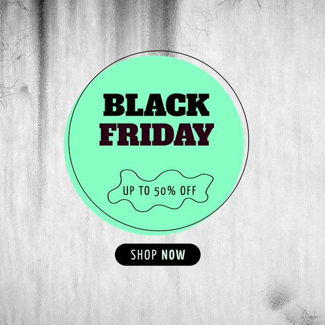 Composition of black friday up to 50 percent off shop now text over shapes on white background - Download Free Stock Videos Pikwizard.com