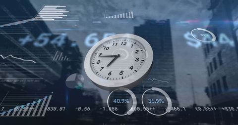 Fast-Paced Time Management and Digital Innovation Concept - Download Free Stock Images Pikwizard.com