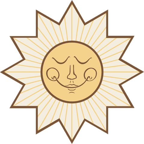 personified glowing sun illustration on transparent background - Download Free Stock Videos Pikwizard.com