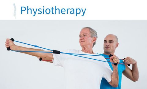 senior citizen rehabilitating with physiotherapy resistance band - Download Free Stock Templates Pikwizard.com
