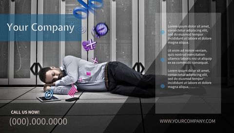 work stress and employee burnout in corporate setting - Download Free Stock Templates Pikwizard.com