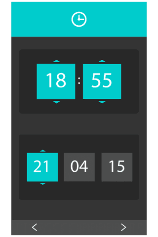 transparent digital clock and calendar ul design - Download Free Stock Videos Pikwizard.com