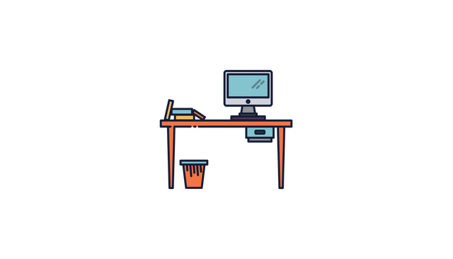 Transparent Digital Desk with Computer Vector Illustration Background - Download Free Stock Videos Pikwizard.com