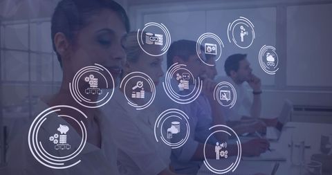 diverse team network connections and digital technology integration - Download Free Stock Images Pikwizard.com