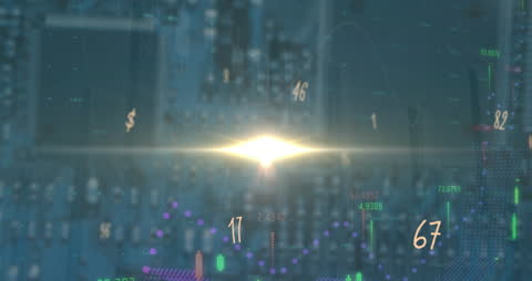 Dynamic Financial Data with Illumination Effect