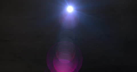 Abstract Light Patterns on Black Digital Animation