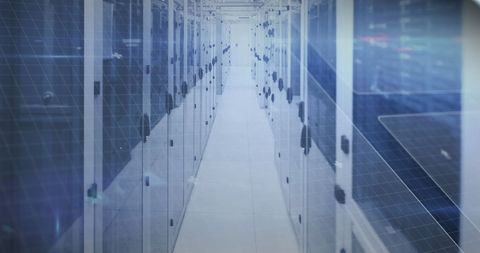 Abstract Data Servers with Overlay of Formulas and Circuits - Download Free Stock Images Pikwizard.com