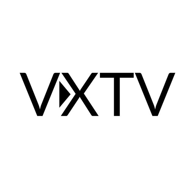 Modern VXTV Logo with Bold Lettering in Sleek Black Design - Download Free Stock Videos Pikwizard.com