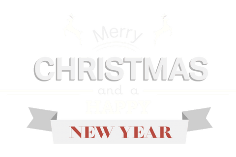 Merry Christmas and Happy New Year Text on Transparent Background - Download Free Stock Videos Pikwizard.com