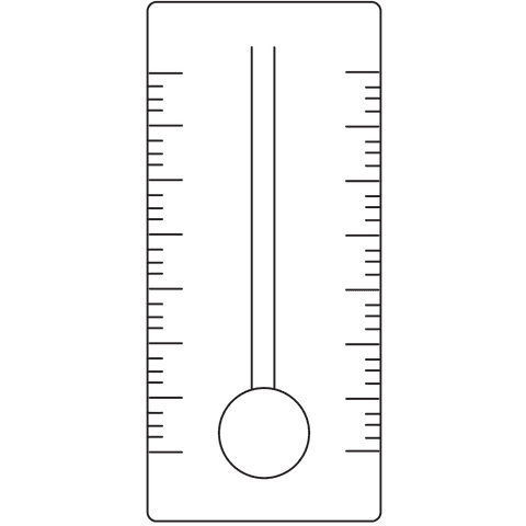 black transparent thermometer icon on clear background - Download Free Stock Videos Pikwizard.com