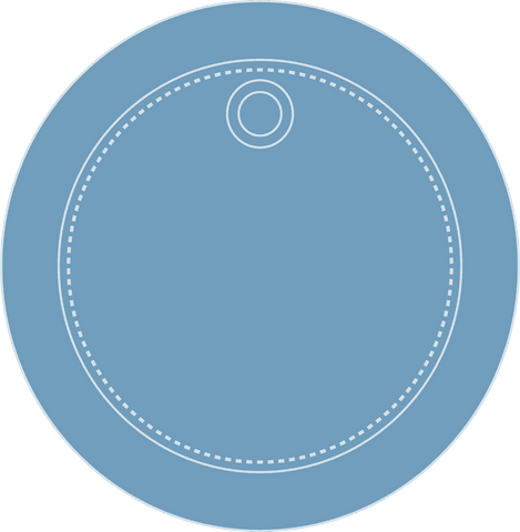 round blue tag with blank transparent background - Download Free Stock Videos Pikwizard.com