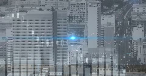 financial data overlay on urban cityscape depicting global trade - Download Free Stock Images Pikwizard.com