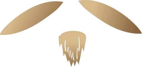 Vector Transparent Mustache and Goatee Facial Hair Drawing - Download Free Stock Videos Pikwizard.com