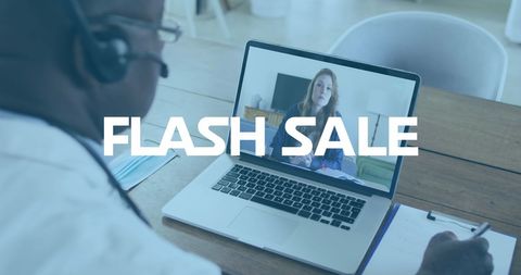 Flash Sale Overlay on Telemedicine Consultation