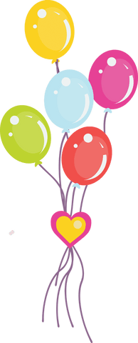 transparent colorful balloons with heart illustration for celebrations - Download Free Stock Videos Pikwizard.com