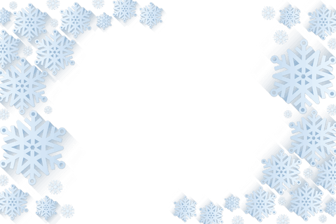 snowflake pattern frame on transparent background for winter design - Download Free Stock Videos Pikwizard.com