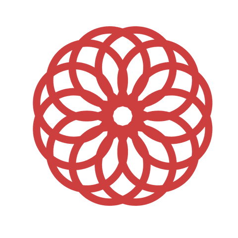 Red Floral Geometric Pattern on Transparent Background - Download Free Stock Videos Pikwizard.com