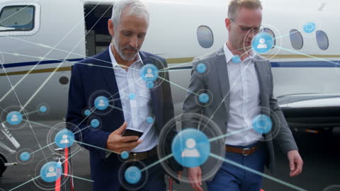 Business People Networking Digital Connectivity Concept