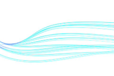 blue abstract flowing lines on transparent background - Download Free Stock Videos Pikwizard.com