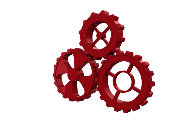 Red Cogs on Transparent Background Symbolize Engineering Harmony - Download Free Stock Videos Pikwizard.com