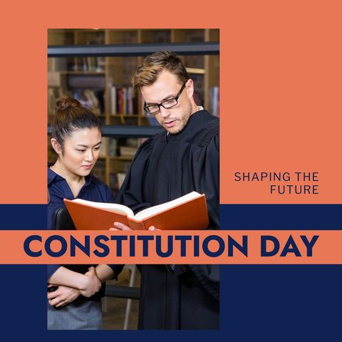 diverse legal professionals celebrating constitution day - Download Free Stock Templates Pikwizard.com