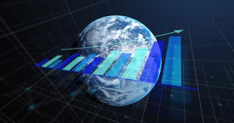 Analyzing Global Financial Growth Through Digital Technology - Download Free Stock Images Pikwizard.com