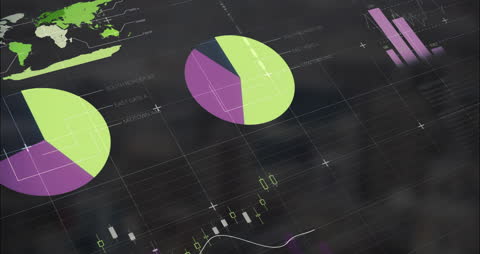Dynamic Infographic Overlay on Urban Cityscape