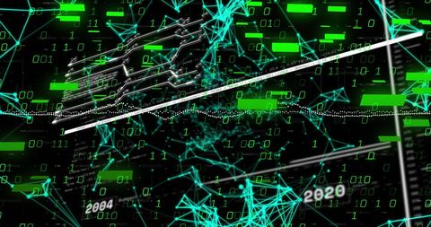 Digital Data Processing and Connectivity Interface - Download Free Stock Images Pikwizard.com