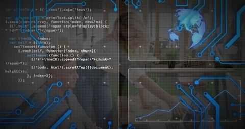 Tech developers working virtually with circuit designs