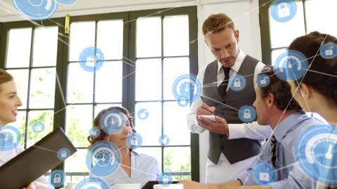 Interactive Digital Icons in Modern Restaurant Concept