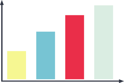 colorful bar graph on transparent background data visualization - Download Free Stock Videos Pikwizard.com