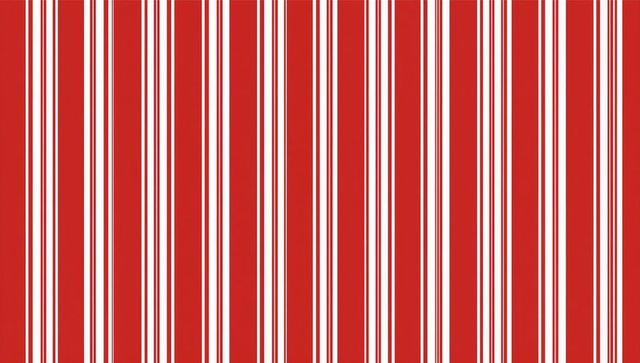 Bold vertical red and white stripe pattern for wallpaper, packaging and textile design