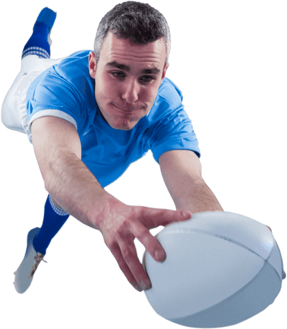 transparent rugby player scoring try mid-air action shot - Download Free Stock Videos Pikwizard.com