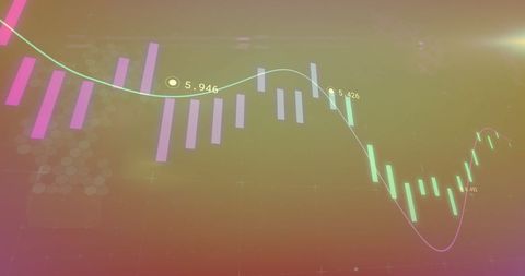 Digital Financial Data Analysis Interface with Graphs and Metrics - Download Free Stock Images Pikwizard.com