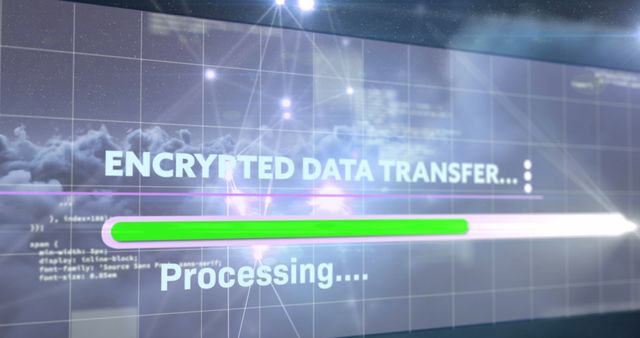 Encrypted Data Transfer in Cloud Computing - Download Free Stock Images Pikwizard.com