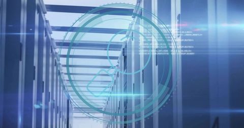 Augmented Reality Scanning Server Racks HUD Overlay for Data Center Monitoring