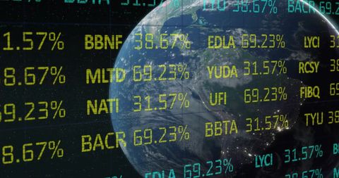 Global Financial Data and Stock Market Economy Representation - Download Free Stock Images Pikwizard.com