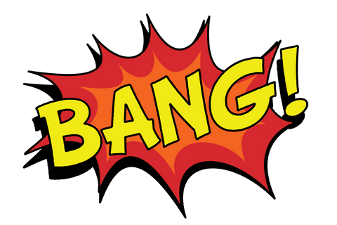 Comic Style 'Bang!' Text on Transparent Background - Download Free Stock Videos Pikwizard.com