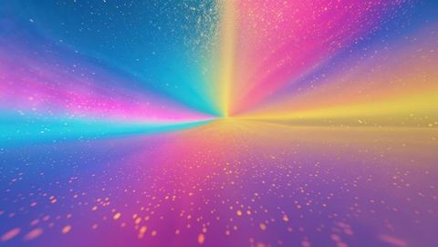 Glowing Light Spectrum Emerging on Reflective Surface - Download Free Stock Images Pikwizard.com