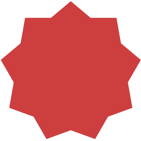 Red Abstract Geometric Star on Transparent Background - Download Free Stock Videos Pikwizard.com